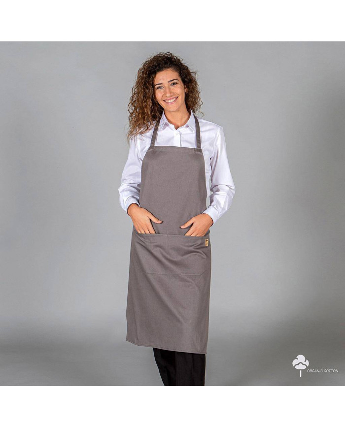 DELANTAL CON PETO TEJIDO ORGANICO 91X74 CM GARYS |