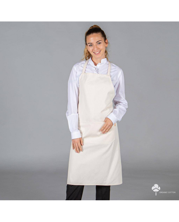 DELANTAL CON PETO TEJIDO ORGANICO 91X74 CM GARYS |