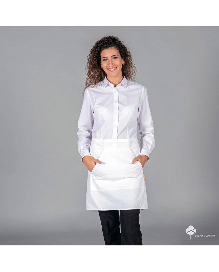 DELANTAL SIN PETO TEJIDO ORGANICO 47X72 CM GARYS |