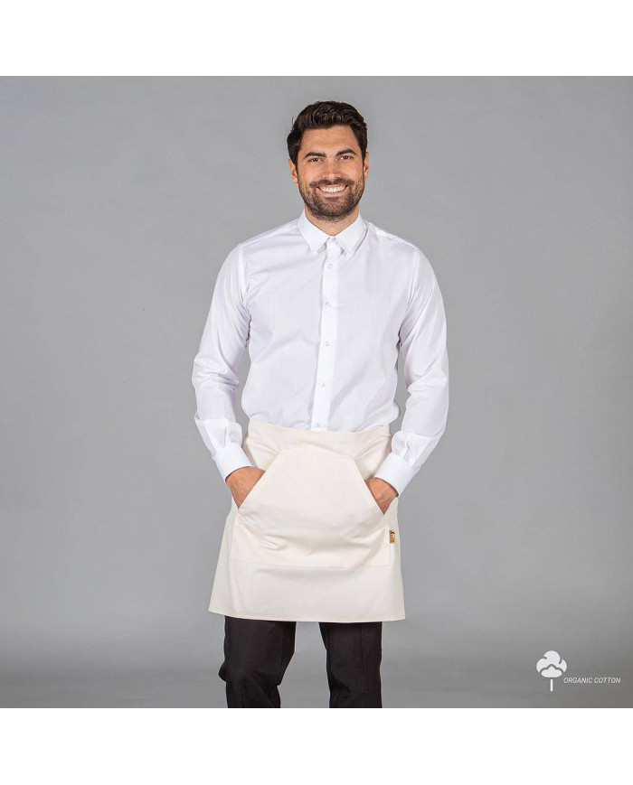 DELANTAL SIN PETO TEJIDO ORGANICO 47X72 CM GARYS |