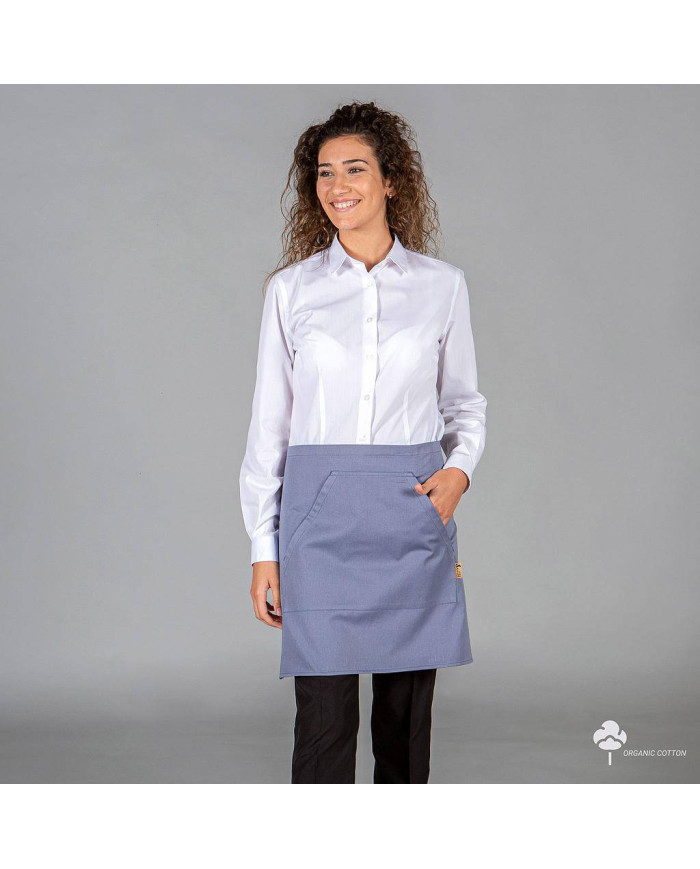 DELANTAL SIN PETO TEJIDO ORGANICO 47X72 CM GARYS |