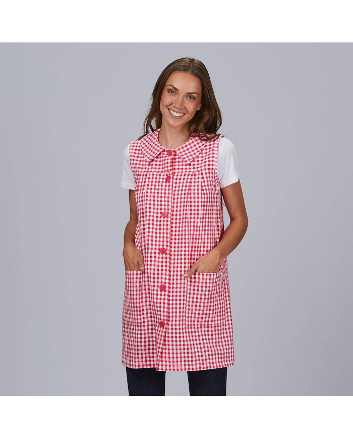 BATA MUJER S/MANGA VICHY BAMBULA ADULTO GARYS