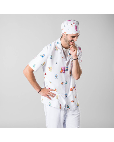 BATA CORTA HOMBRE POCOYO GARYS | Batas | Uniformes