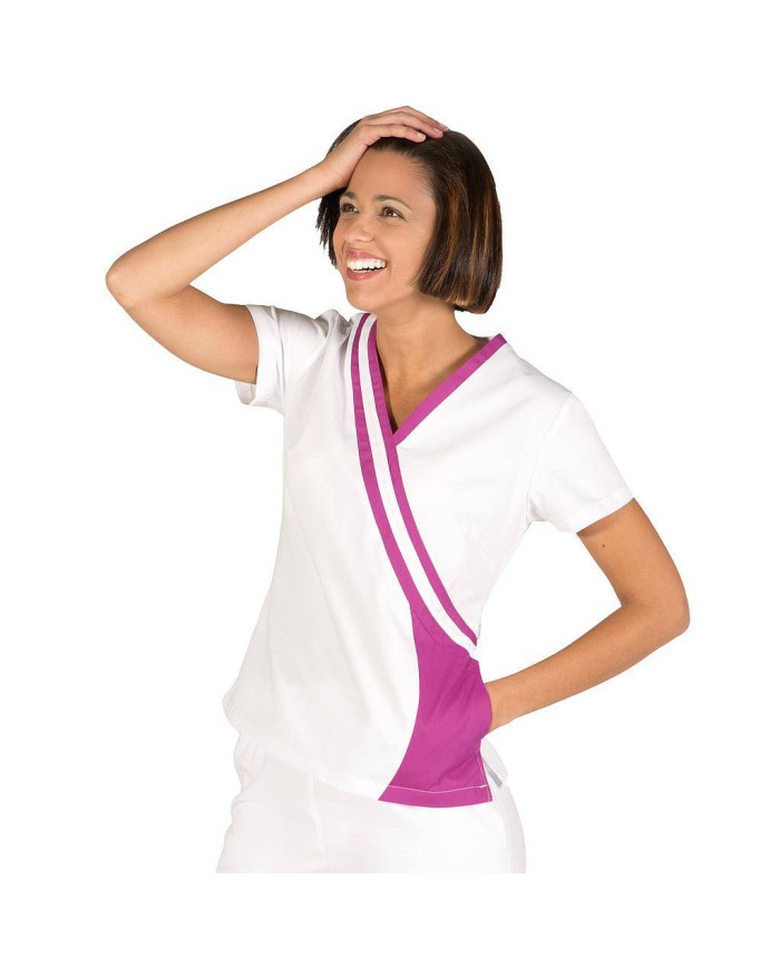 BLUSA SANITARIO MUJER COMBINADA GARYS | Blusas | Uniformes