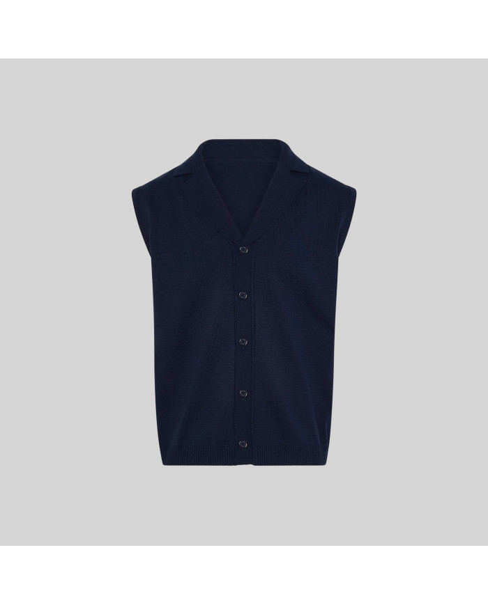 CHALECO CUELLO SOLAPA ABOTONADO HOMBRE GARYS