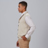 CHALECO CUELLO SOLAPA ABOTONADO HOMBRE GARYS