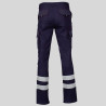 PANTALON UNISEX MULTIBOLSILLOS ELASTICO GAMO 2 BANDAS REFLECTANTES GARYS