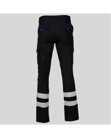 PANTALON UNISEX MULTIBOLSILLOS ELASTICO GAMO COMBI + 2 BANDAS REFLECT. GARYS