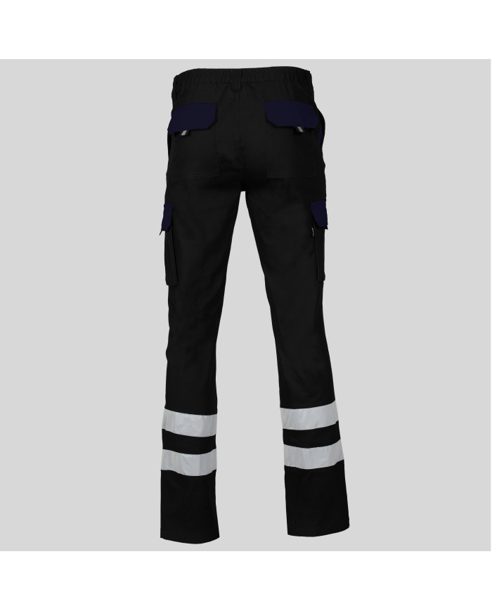 PANTALON UNISEX MULTIBOLSILLOS ELASTICO GAMO COMBI + 2 BANDAS REFLECT. GARYS