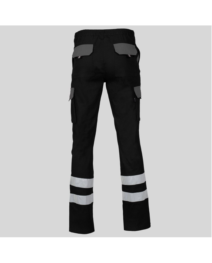 PANTALON UNISEX MULTIBOLSILLOS ELASTICO GAMO COMBI + 2 BANDAS REFLECT. GARYS
