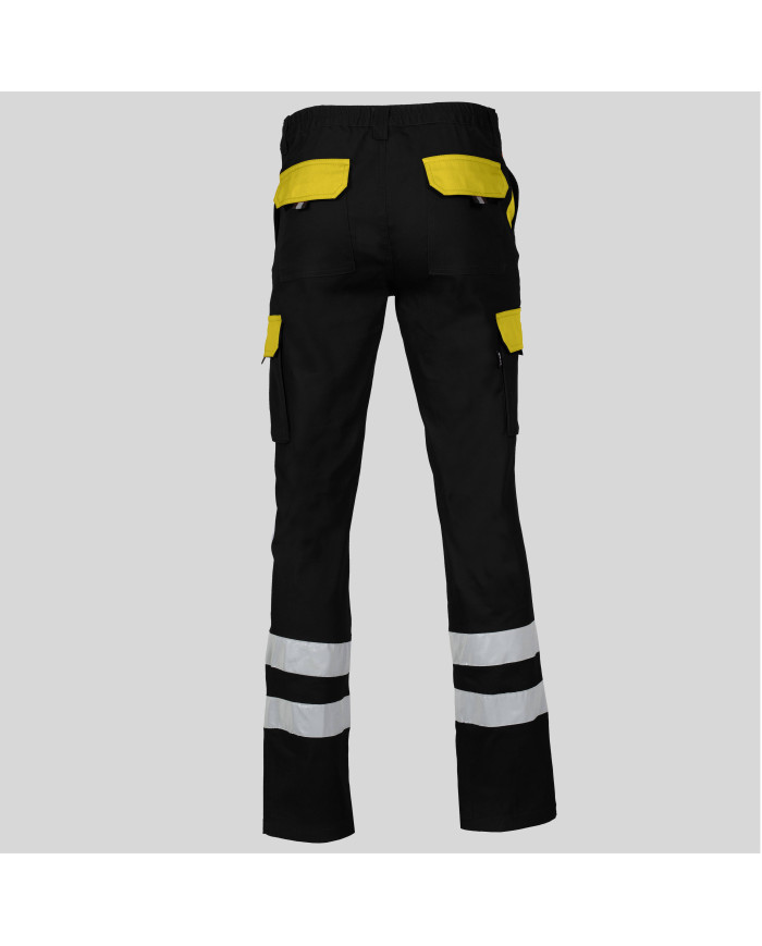 PANTALON UNISEX MULTIBOLSILLOS ELASTICO GAMO COMBI + 2 BANDAS REFLECT. GARYS