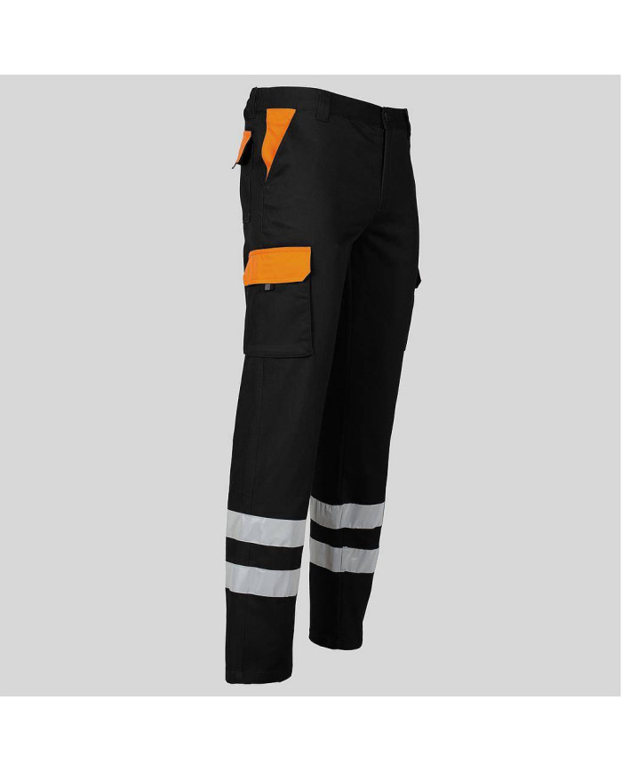 PANTALON UNISEX MULTIBOLSILLOS ELASTICO GAMO COMBI + 2 BANDAS REFLECT. GARYS