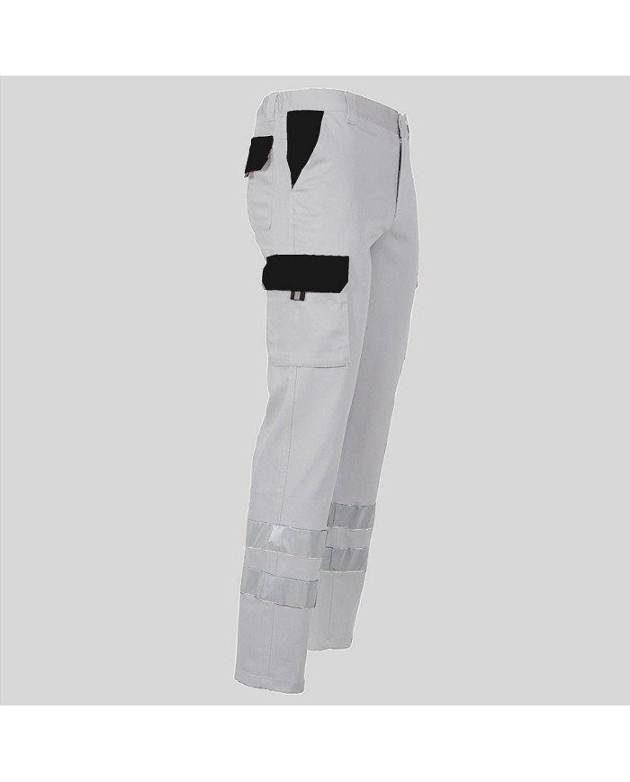 PANTALON UNISEX MULTIBOLSILLOS ELASTICO GAMO COMBI + 2 BANDAS REFLECT. GARYS