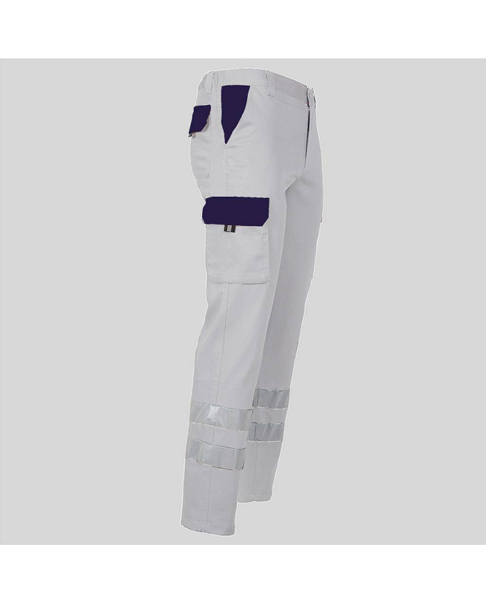 PANTALON UNISEX MULTIBOLSILLOS ELASTICO GAMO COMBI + 2 BANDAS REFLECT. GARYS