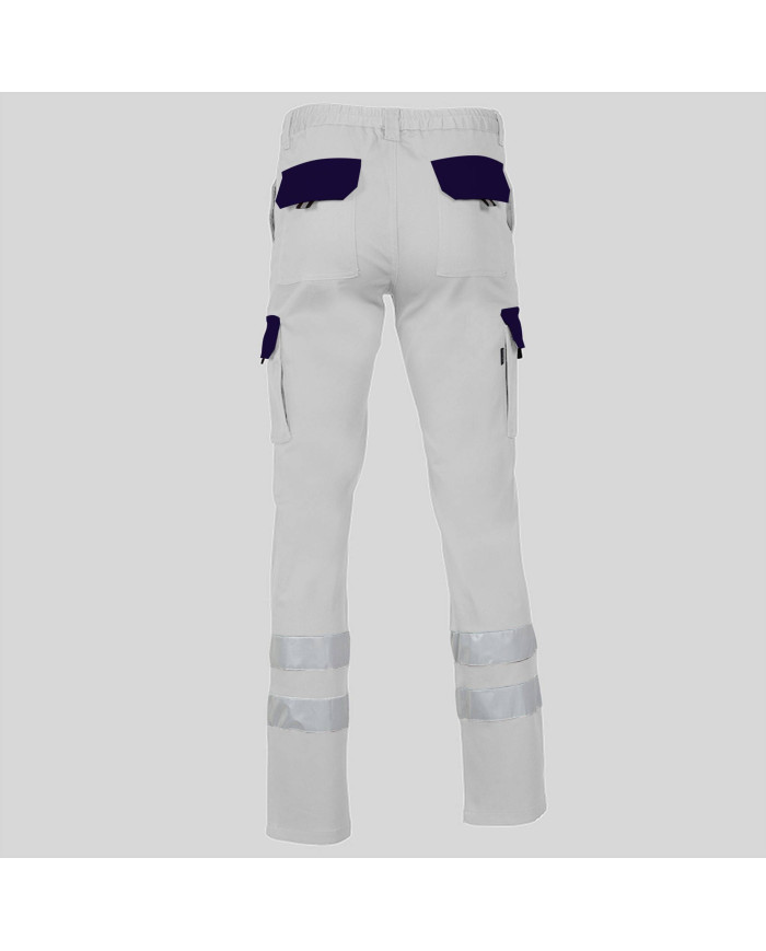 PANTALON UNISEX MULTIBOLSILLOS ELASTICO GAMO COMBI + 2 BANDAS REFLECT. GARYS