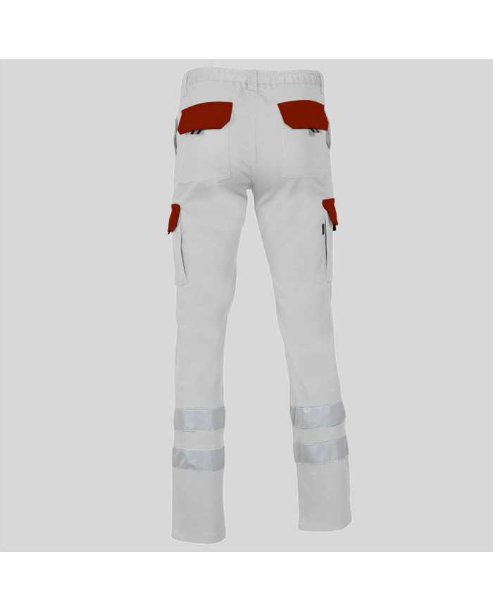 PANTALON UNISEX MULTIBOLSILLOS ELASTICO GAMO COMBI + 2 BANDAS REFLECT. GARYS