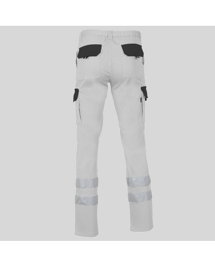 PANTALON UNISEX MULTIBOLSILLOS ELASTICO GAMO COMBI + 2 BANDAS REFLECT. GARYS