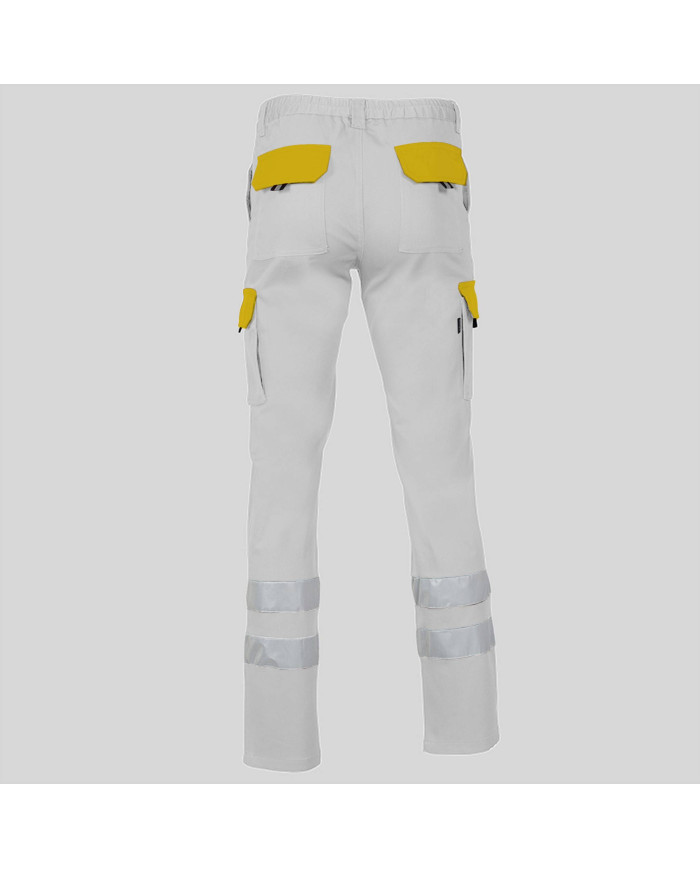 PANTALON UNISEX MULTIBOLSILLOS ELASTICO GAMO COMBI + 2 BANDAS REFLECT. GARYS