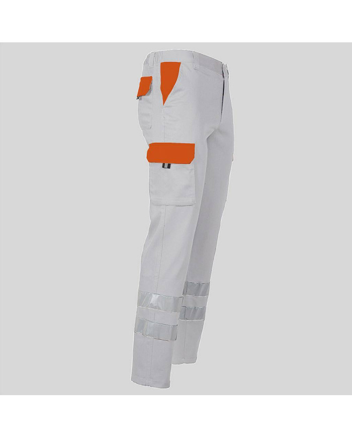 PANTALON UNISEX MULTIBOLSILLOS ELASTICO GAMO COMBI + 2 BANDAS REFLECT. GARYS