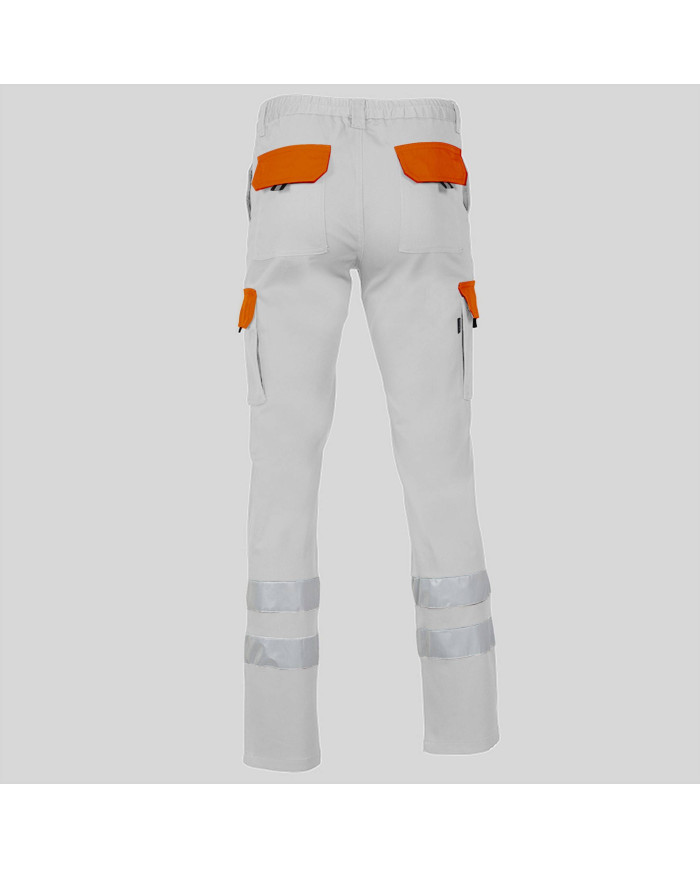 PANTALON UNISEX MULTIBOLSILLOS ELASTICO GAMO COMBI + 2 BANDAS REFLECT. GARYS