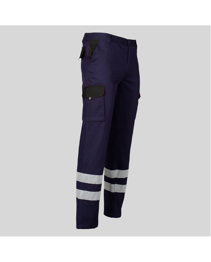 PANTALON UNISEX MULTIBOLSILLOS ELASTICO GAMO COMBI + 2 BANDAS REFLECT. GARYS