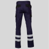 PANTALON UNISEX MULTIBOLSILLOS ELASTICO GAMO COMBI + 2 BANDAS REFLECT. GARYS