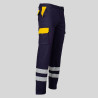 PANTALON UNISEX MULTIBOLSILLOS ELASTICO GAMO COMBI + 2 BANDAS REFLECT. GARYS
