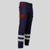 PANTALON UNISEX MULTIBOLSILLOS ELASTICO GAMO COMBI + 2 BANDAS REFLECT. GARYS