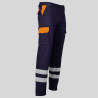 PANTALON UNISEX MULTIBOLSILLOS ELASTICO GAMO COMBI + 2 BANDAS REFLECT. GARYS