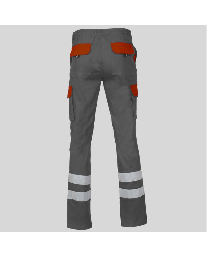 PANTALON UNISEX MULTIBOLSILLOS ELASTICO GAMO COMBI + 2 BANDAS REFLECT. GARYS