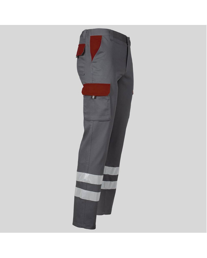 PANTALON UNISEX MULTIBOLSILLOS ELASTICO GAMO COMBI + 2 BANDAS REFLECT. GARYS