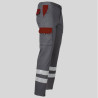 PANTALON UNISEX MULTIBOLSILLOS ELASTICO GAMO COMBI + 2 BANDAS REFLECT. GARYS