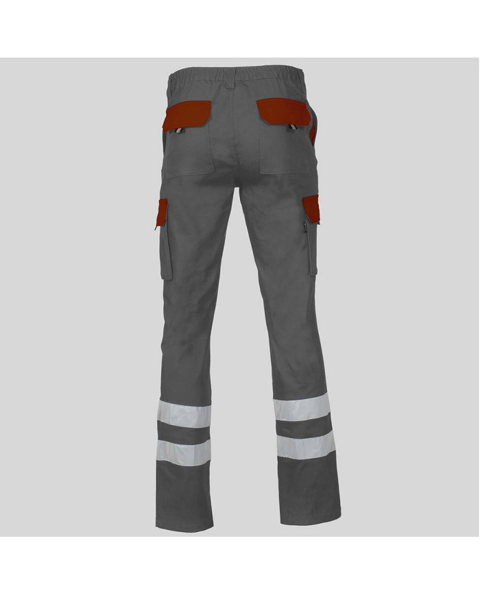 PANTALON UNISEX MULTIBOLSILLOS ELASTICO GAMO COMBI + 2 BANDAS REFLECT. GARYS