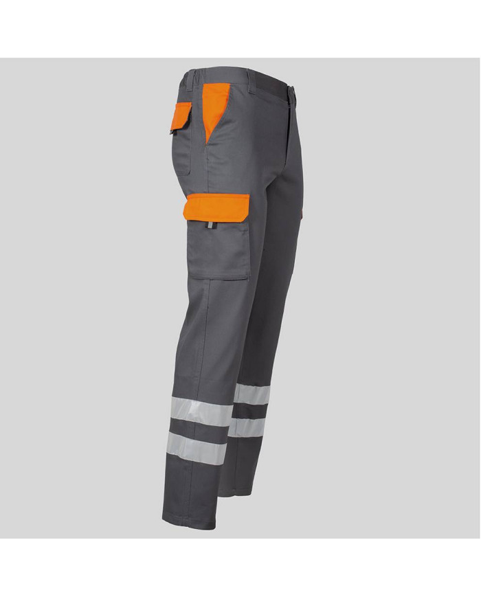 PANTALON UNISEX MULTIBOLSILLOS ELASTICO GAMO COMBI + 2 BANDAS REFLECT. GARYS