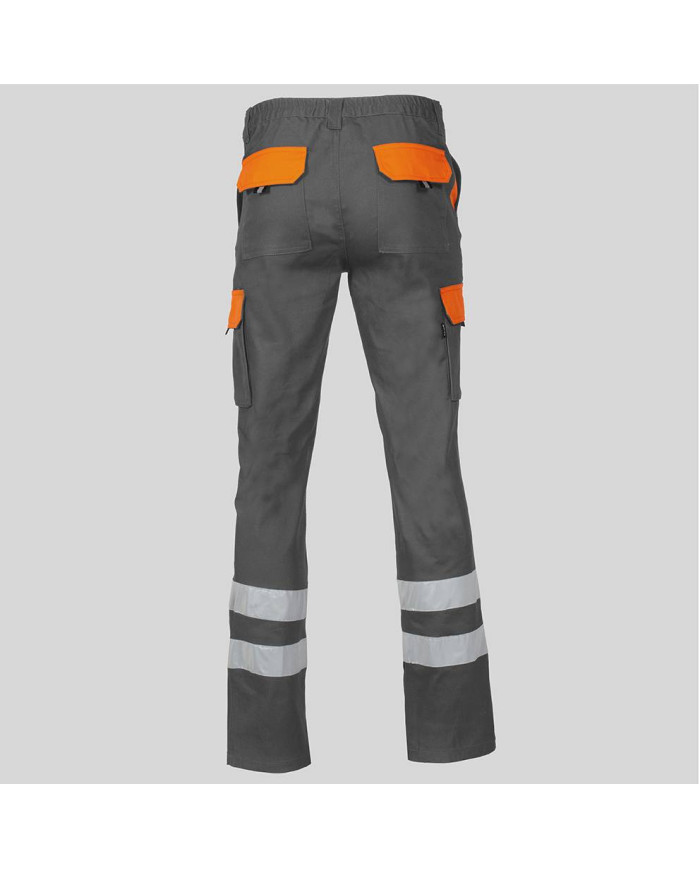 PANTALON UNISEX MULTIBOLSILLOS ELASTICO GAMO COMBI + 2 BANDAS REFLECT. GARYS