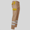 PANTALON UNISEX MULTIBOLSILLOS ELASTICO GAMO COMBI + 2 BANDAS REFLECT. GARYS