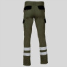 PANTALON UNISEX MULTIBOLSILLOS ELASTICO GAMO COMBI + 2 BANDAS REFLECT. GARYS