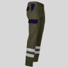 PANTALON UNISEX MULTIBOLSILLOS ELASTICO GAMO COMBI + 2 BANDAS REFLECT. GARYS
