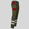 PANTALON UNISEX MULTIBOLSILLOS ELASTICO GAMO COMBI + 2 BANDAS REFLECT. GARYS