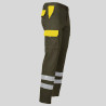 PANTALON UNISEX MULTIBOLSILLOS ELASTICO GAMO COMBI + 2 BANDAS REFLECT. GARYS
