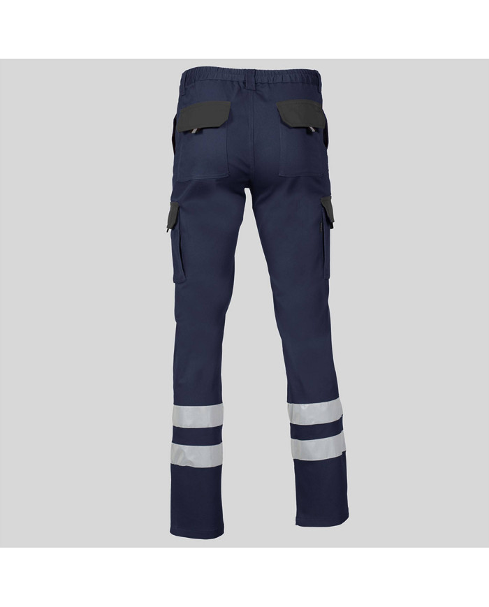 PANTALON UNISEX MULTIBOLSILLOS ELASTICO GAMO COMBI + 2 BANDAS REFLECT. GARYS