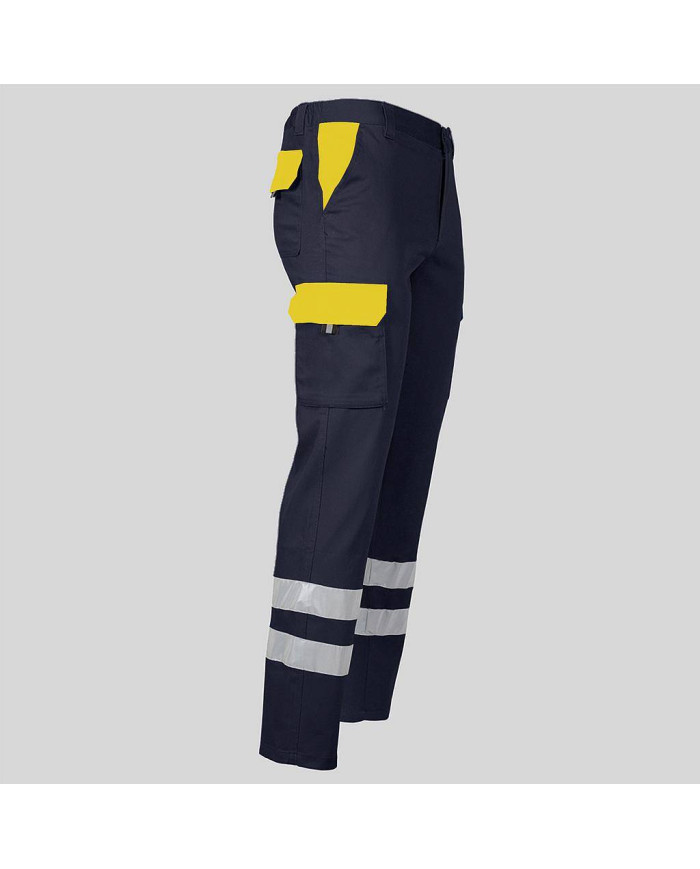 PANTALON UNISEX MULTIBOLSILLOS ELASTICO GAMO COMBI + 2 BANDAS REFLECT. GARYS