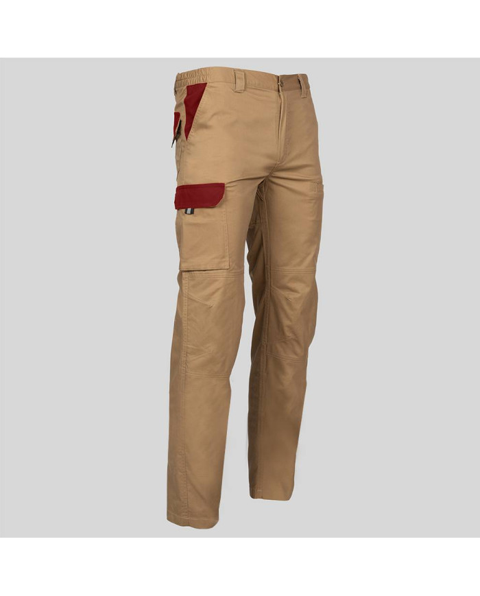 PANTALON UNISEX MULTIBOLSILLOS ELASTICO ARCE COMBINADO GARYS