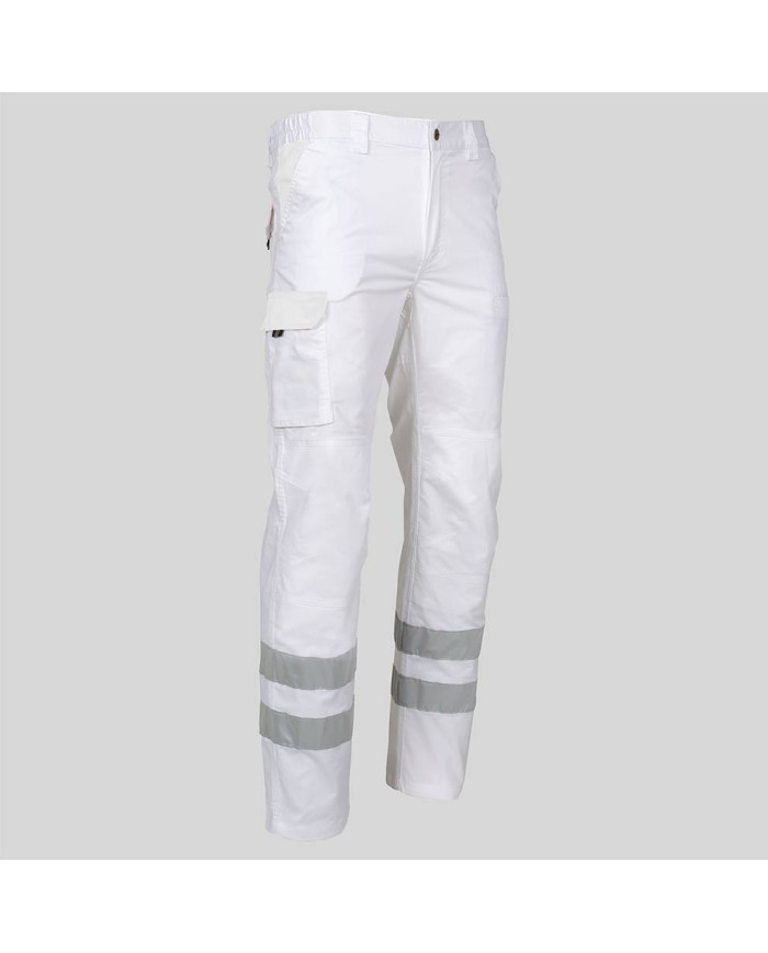 PANTALON UNISEX MULTIBOLSILLOS ELASTICO ARCE 2 BANDAS REFLECTANTES GARYS
