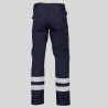 PANTALON UNISEX MULTIBOLSILLOS ELASTICO ARCE 2 BANDAS REFLECTANTES GARYS