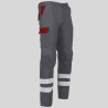 PANTALON UNISEX MULTIBOLSILLOS ELASTICO ARCE COMBI + 2 BANDAS REFLECT. GARYS