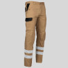 PANTALON UNISEX MULTIBOLSILLOS ELASTICO ARCE COMBI + 2 BANDAS REFLECT. GARYS