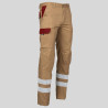 PANTALON UNISEX MULTIBOLSILLOS ELASTICO ARCE COMBI + 2 BANDAS REFLECT. GARYS