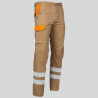 PANTALON UNISEX MULTIBOLSILLOS ELASTICO ARCE COMBI + 2 BANDAS REFLECT. GARYS