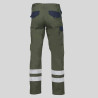 PANTALON UNISEX MULTIBOLSILLOS ELASTICO ARCE COMBI + 2 BANDAS REFLECT. GARYS